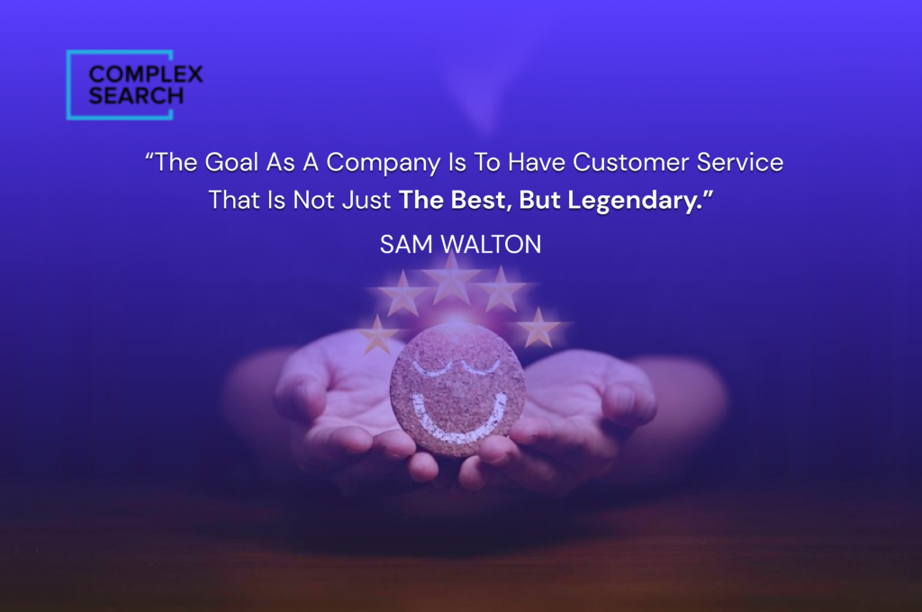 “The goal as a company is to have customer service that is not just the best, but legendary.”