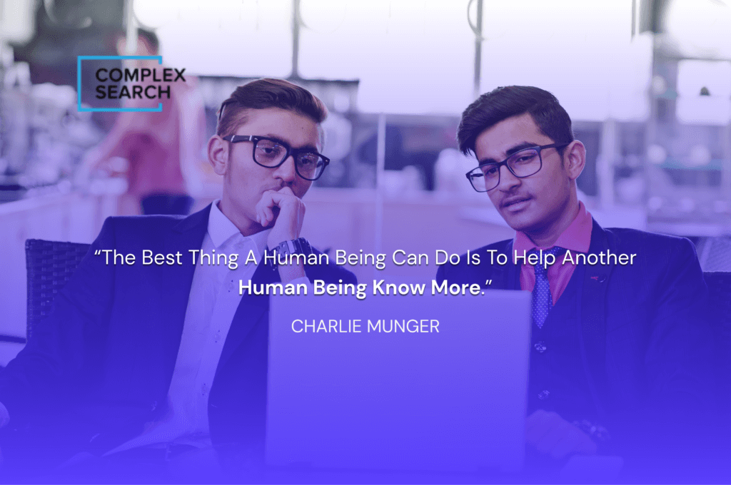 “The best thing a human being can do is to help another human being know more.”