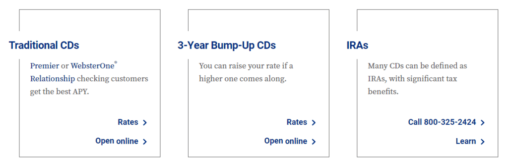 Webster Bank CD Rates ComplexSearch